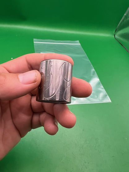 WGP Autococker Feedneck Engraved Flame Silver Stainless Steel