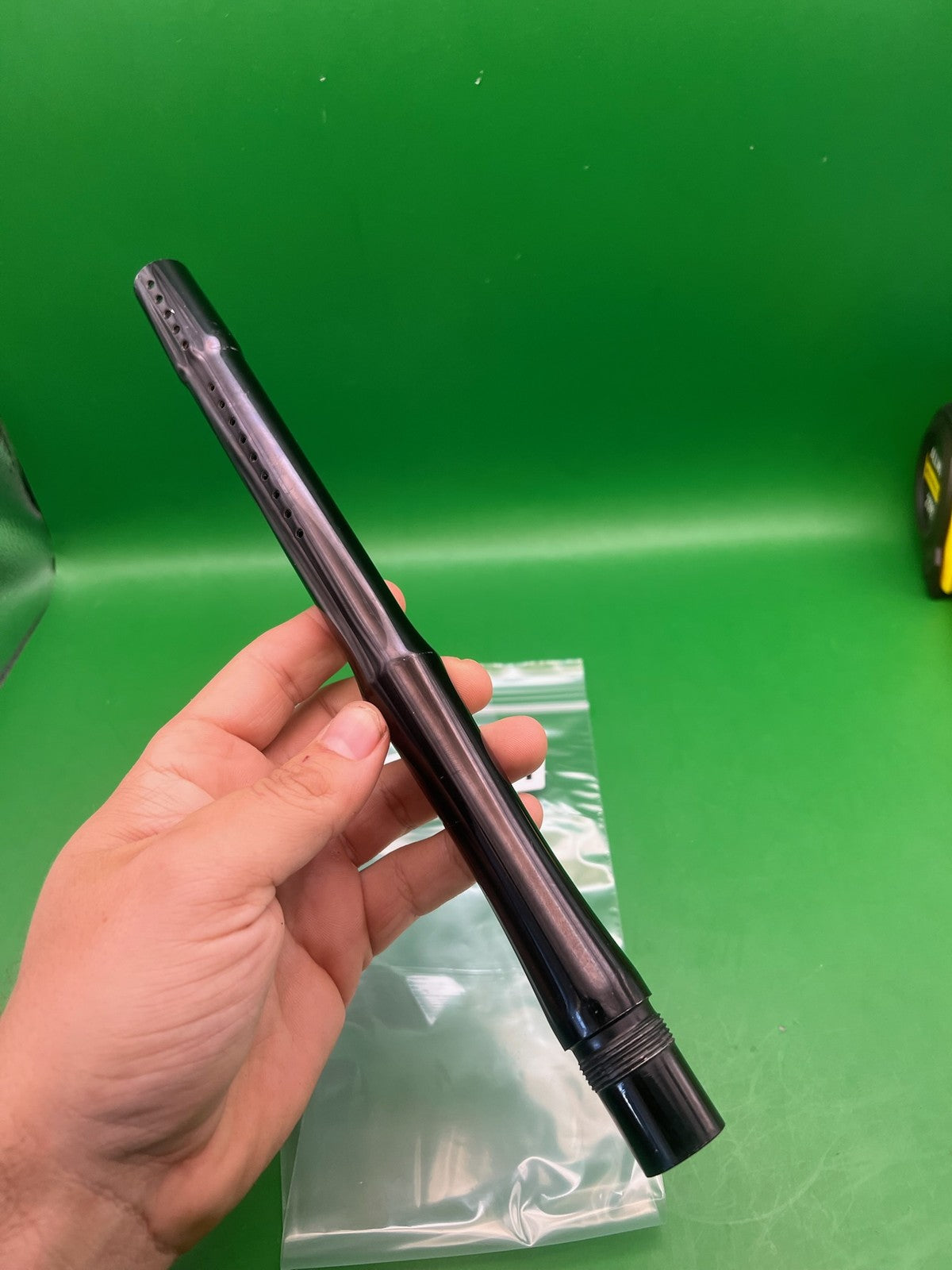 Autococker Proto Barrel 14" .688 Black - used paintball barrel - black