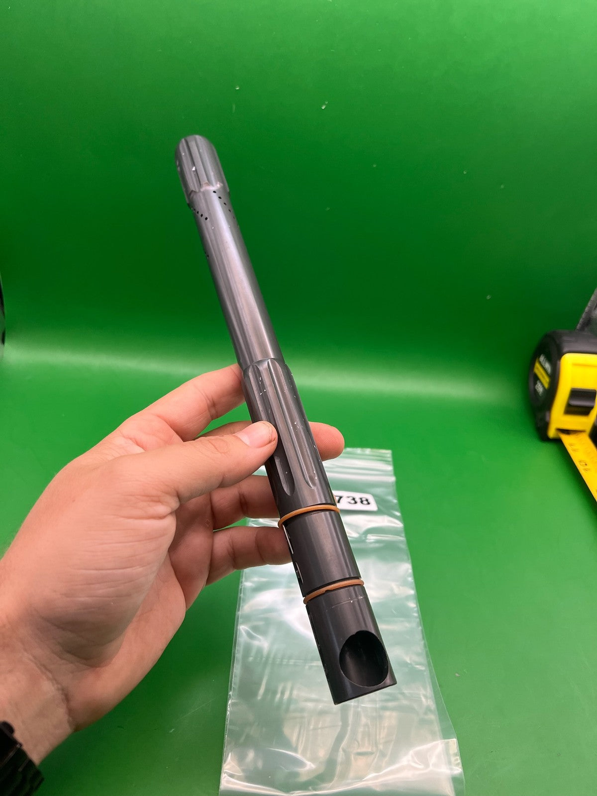 Automag 12" .692 Black Barrel - used paintball barrel - black