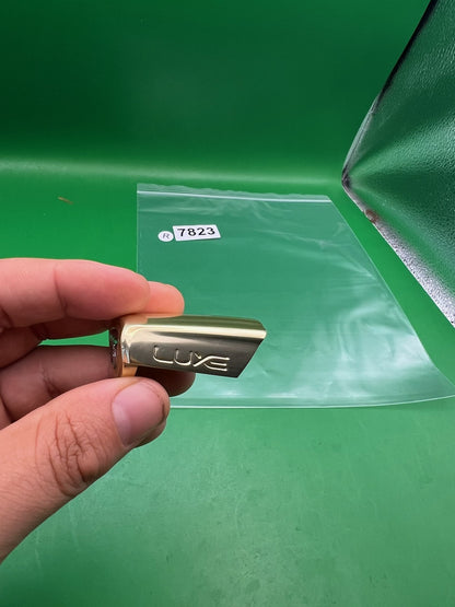 Rare DLX Luxe Gold Back Bolt Cap
