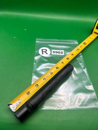 Proto Paintball Barrel Back 5" .685 Black Autococker Threads - used paintball barrel back - black