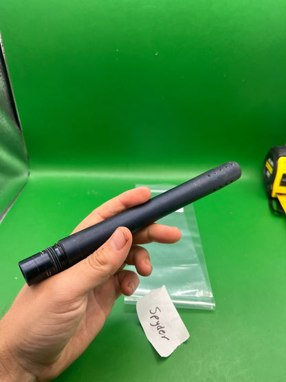 Spyder Barrel 12" .690 Black - used paintball barrel - black