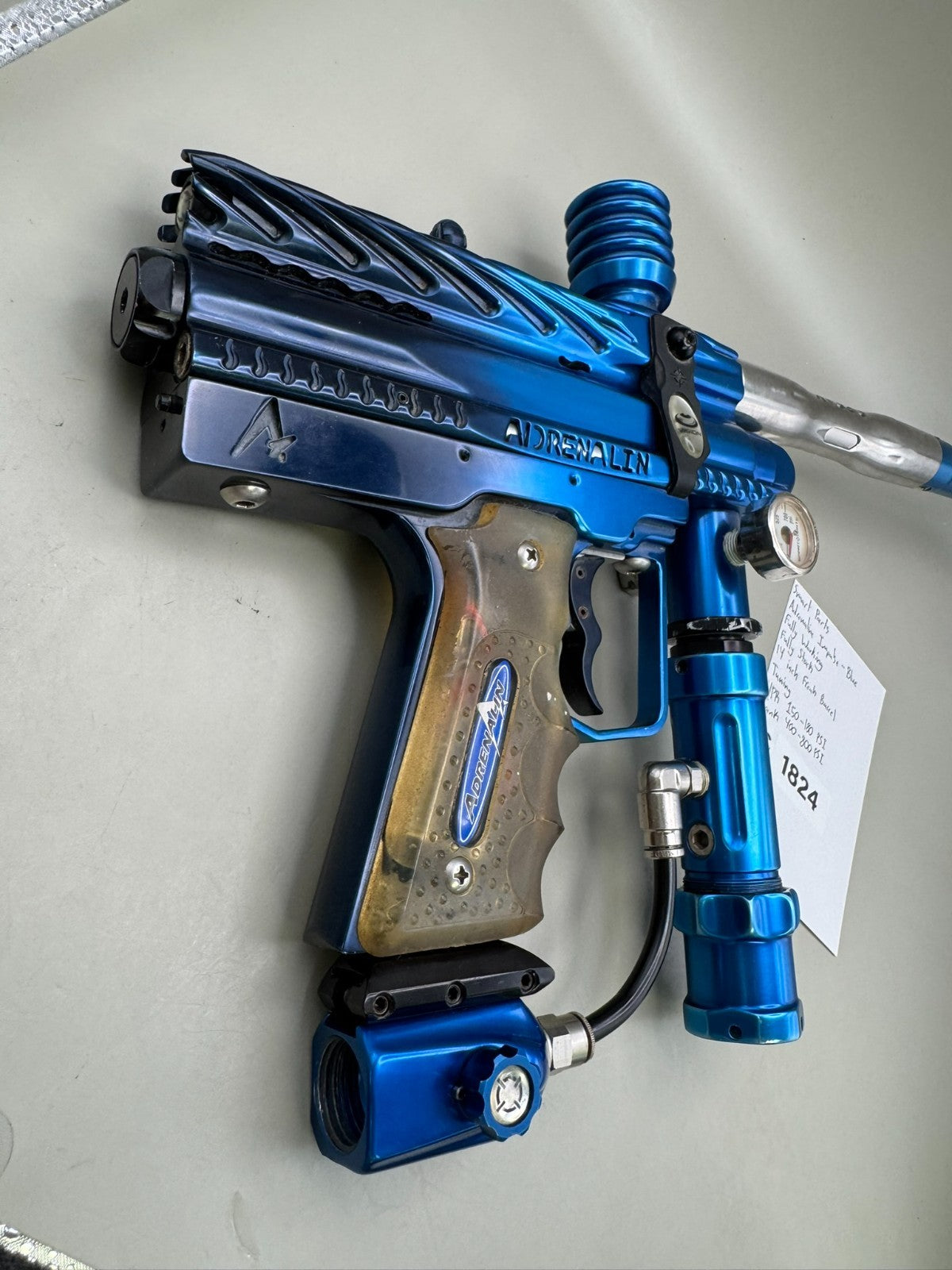Smart Parts Adrenaline Impulse - Blue - Paintball Marker Fully Working