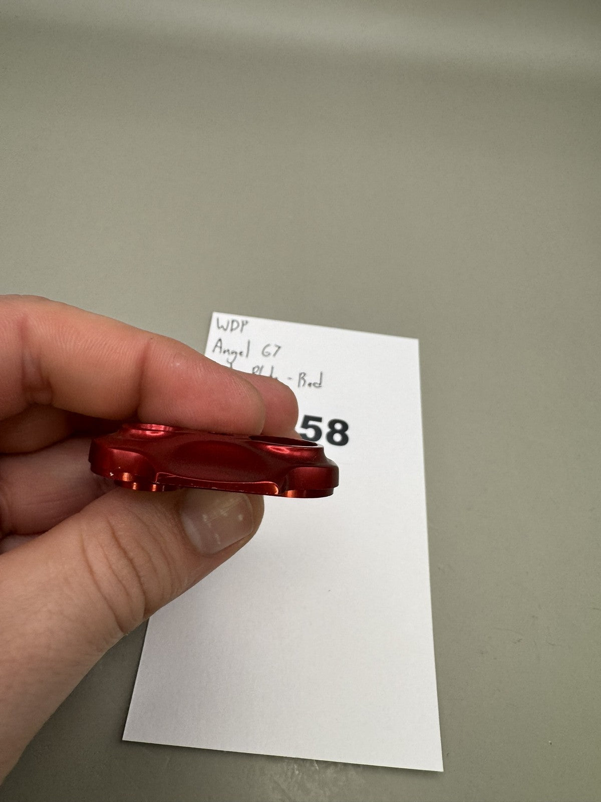 WDP Angel G7 Back Plate - Red