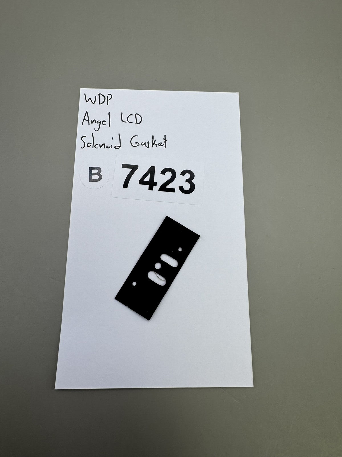 WDP Angel LCD Solenoid Gasket Black