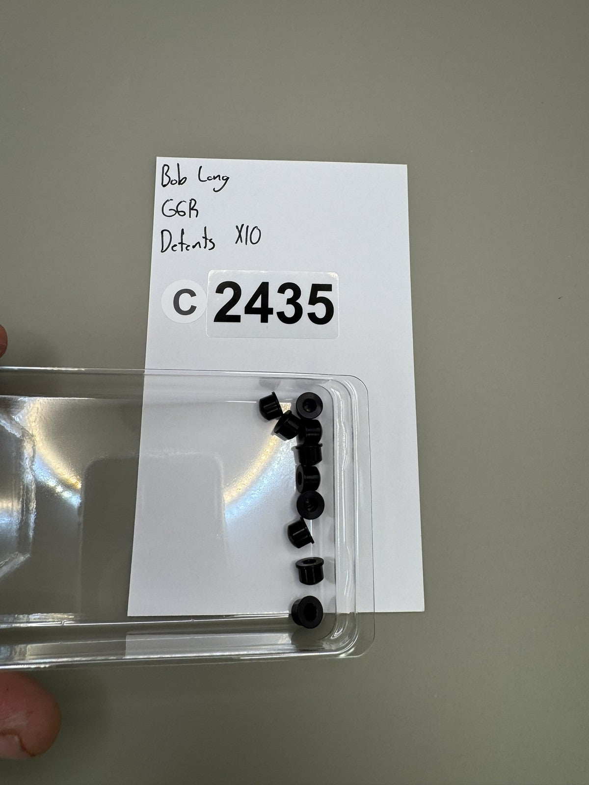 Bob Long G6R Detents X10