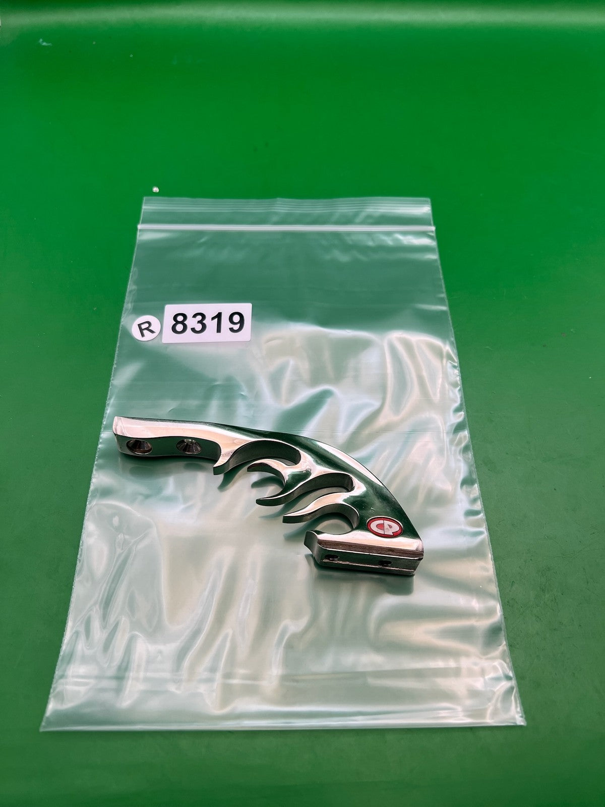 CP Custom Products Flame Drop Forward Silver Chrome Polished