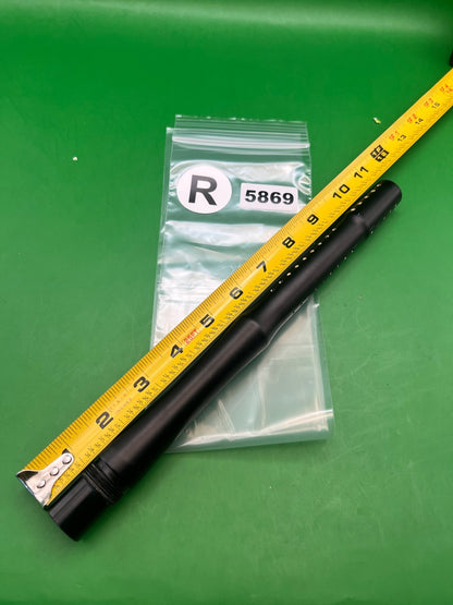 Stock Proto 12" .689 Black - used paintball barrel tip - black