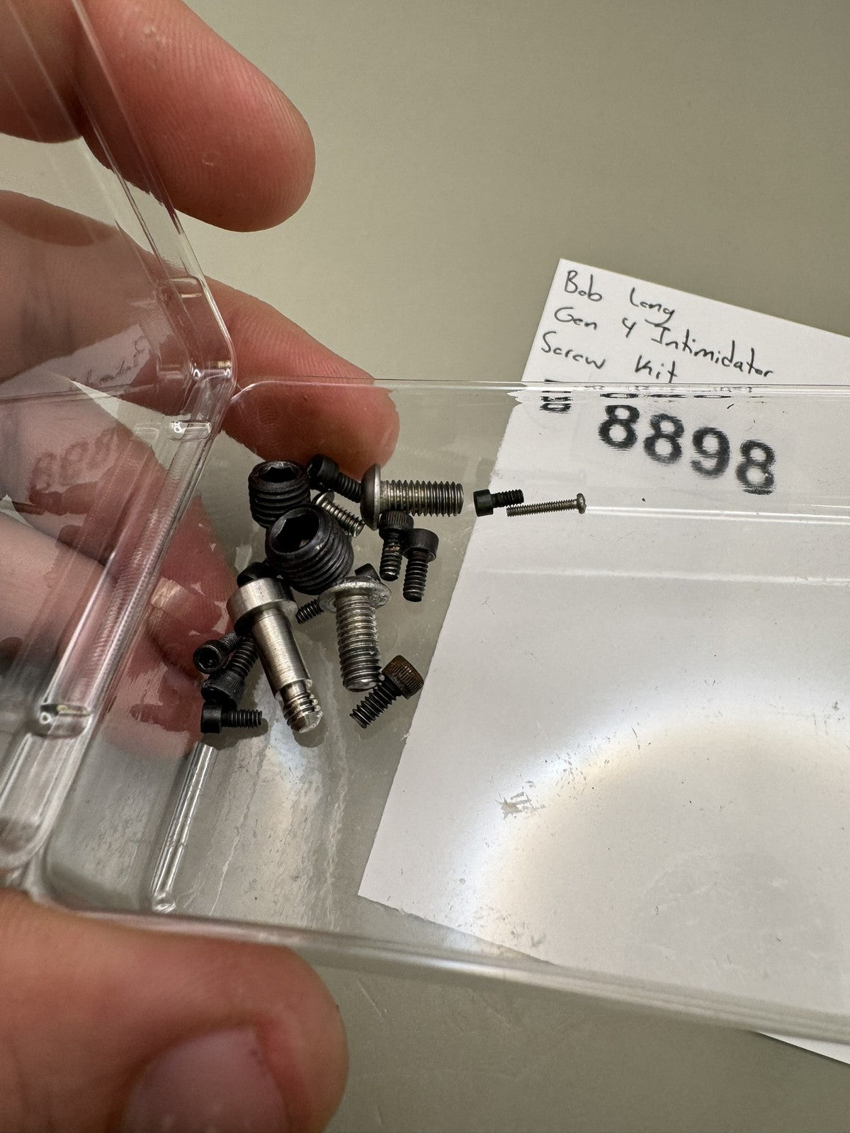 Bob Long Gen 4 Intimidator Screw Kit