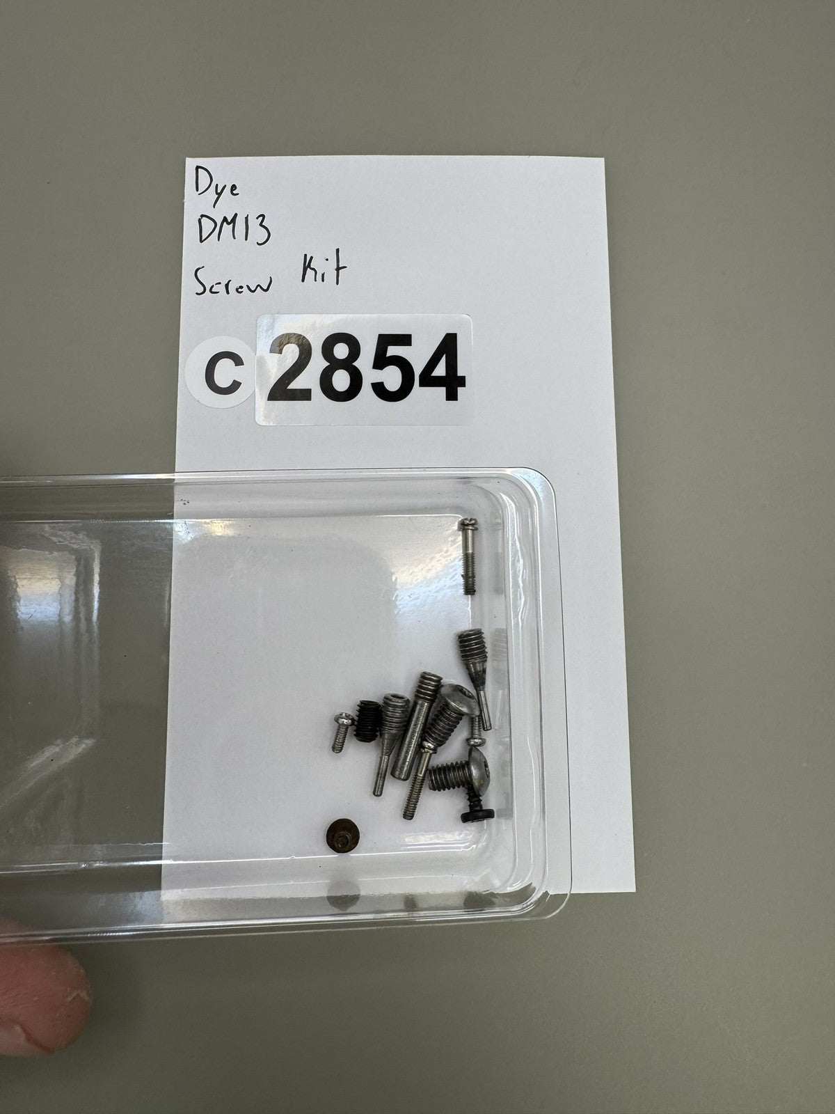 Dye DM13 Screw Kit