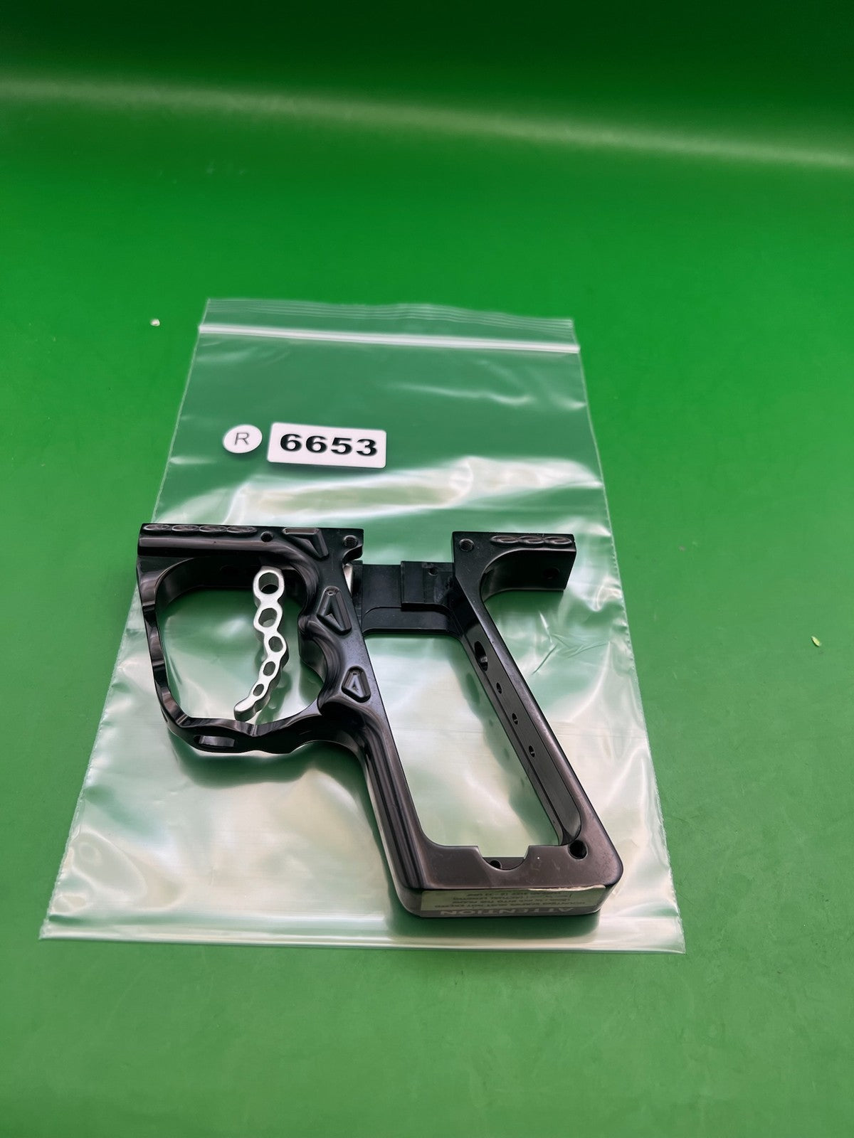 WDP Angel Chain Frame - used paintball trigger frame - black
