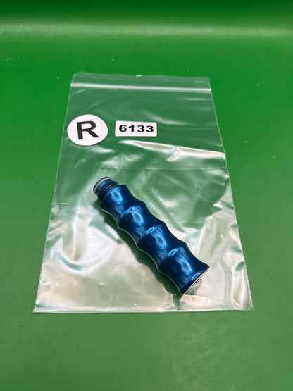 AGD Automag Classic Blue Gas Through - used paintball gas through grip - blue anno
