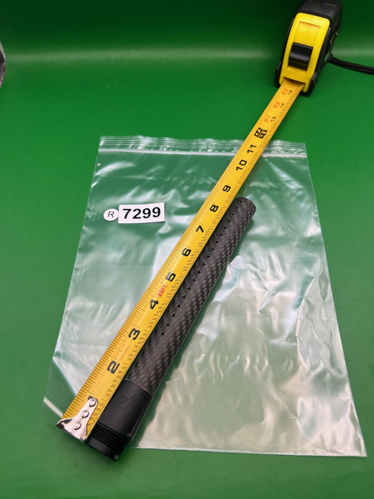 Deadlywind Carbon Fiber Whip Barrel Tip Shaft S63 12" 0.697 Bore Black