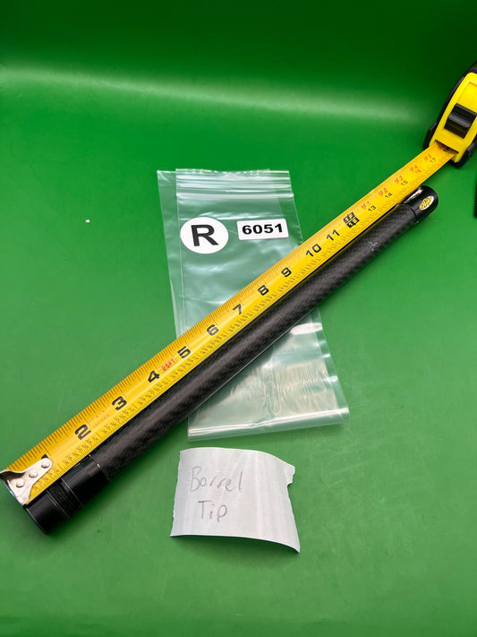 Stiffi Carbon Fiber Barrel Tip 14" Black - Uses Stiffi Backs - used paintball barrel tip - black