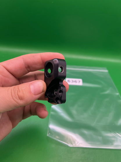 WGP Autococker Inline Back Block - used paintball back block - black