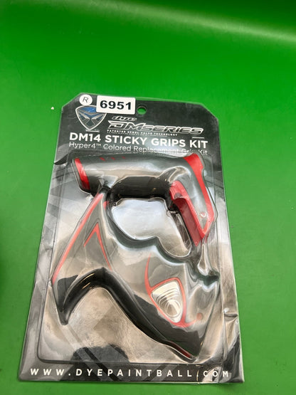 Dye DM14 Sticky Grips Kit Black Red