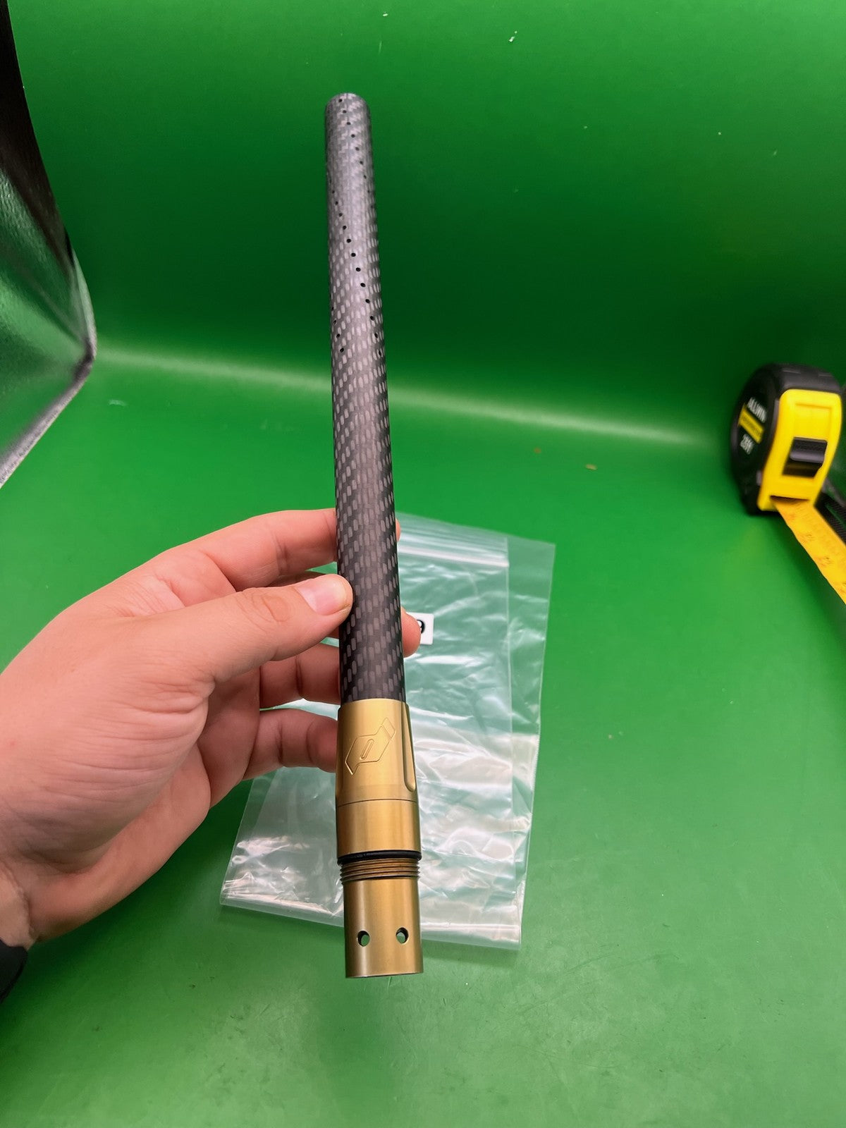 Deadlywind Carbon Fiber Barrel Gold / Carbon 14" Autococker