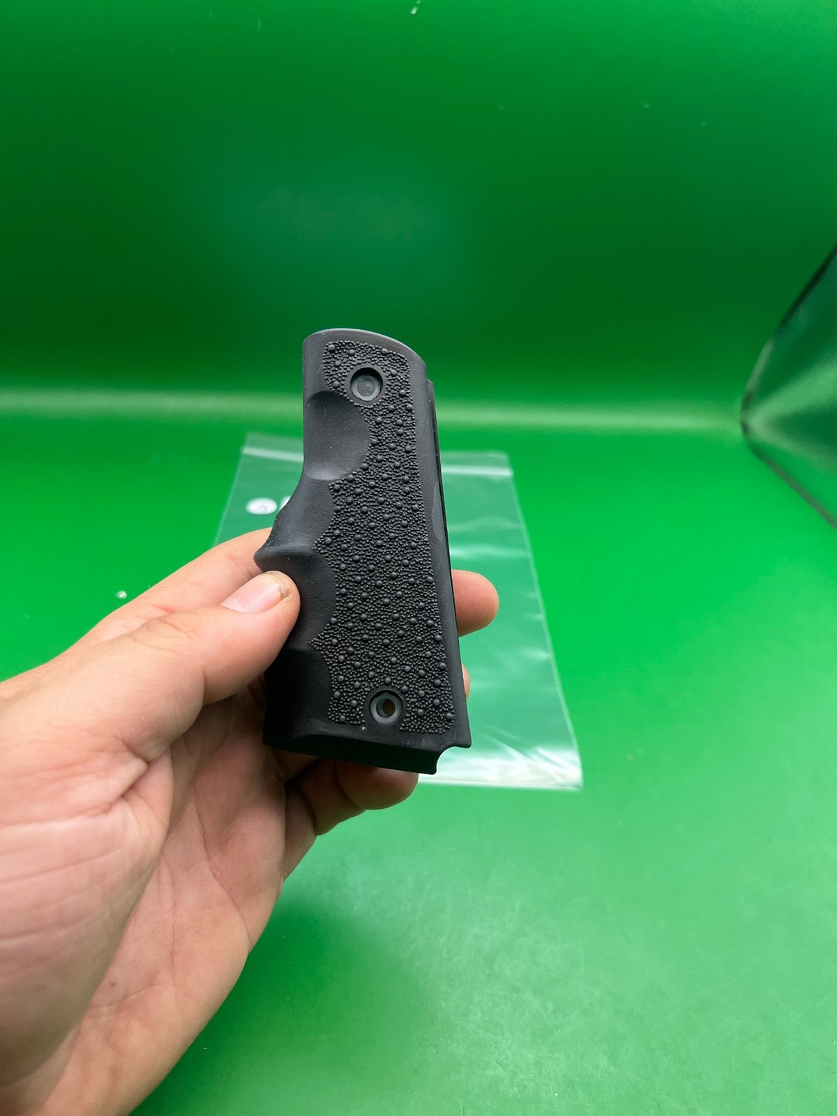45* Grips - used paintball grip panel - black