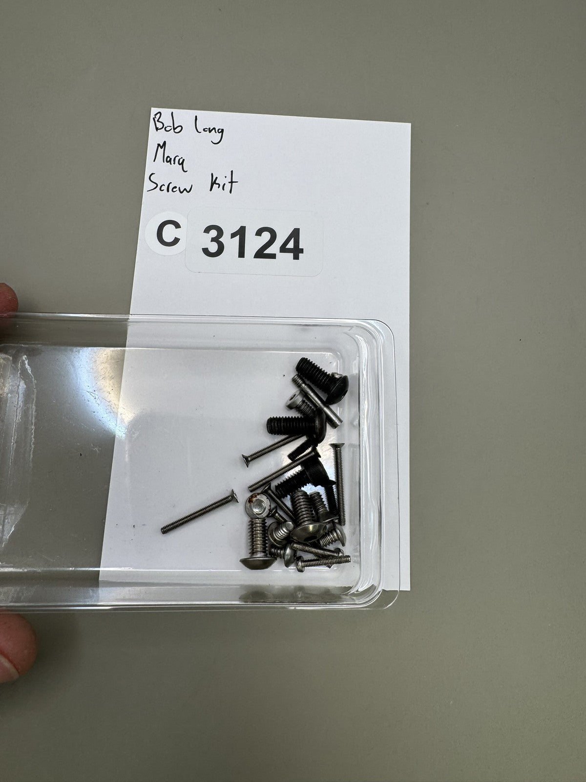Bob Long Marq Paintball Screw Kit