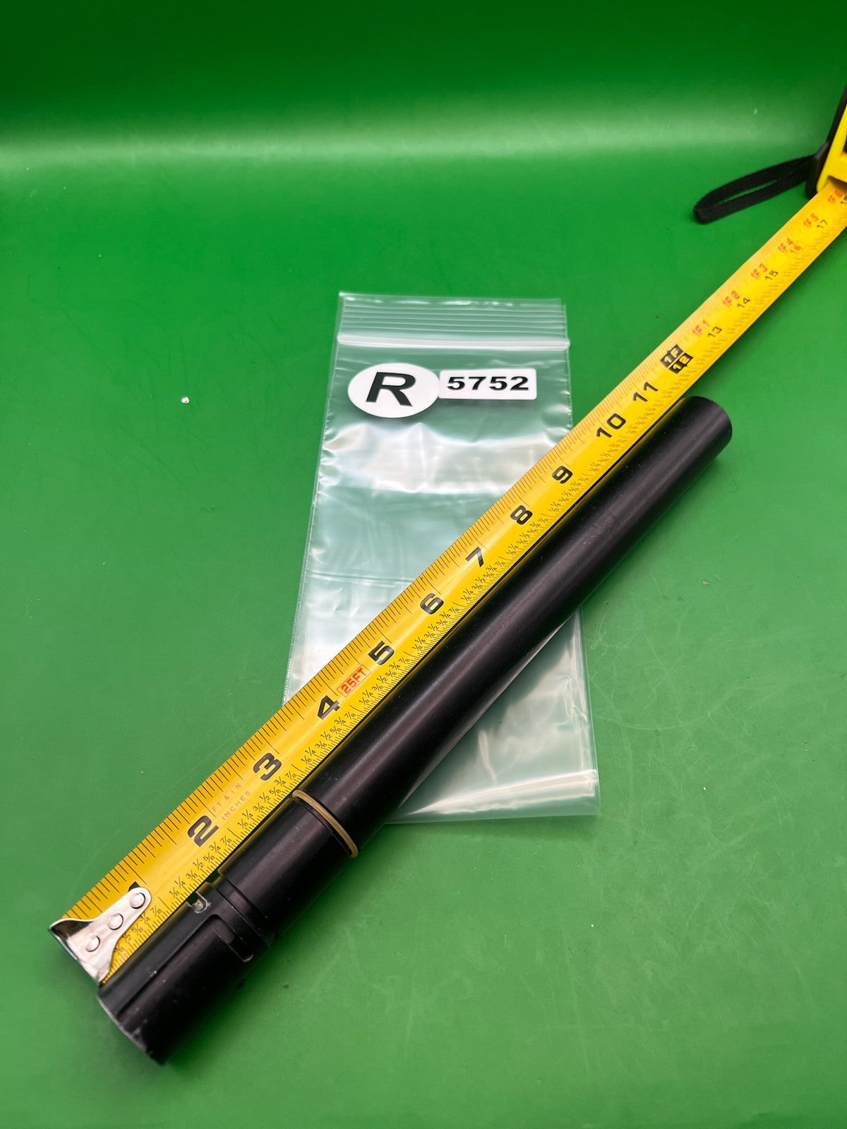 Automag Barrel  12" .690 Black - used paintball barrel - black