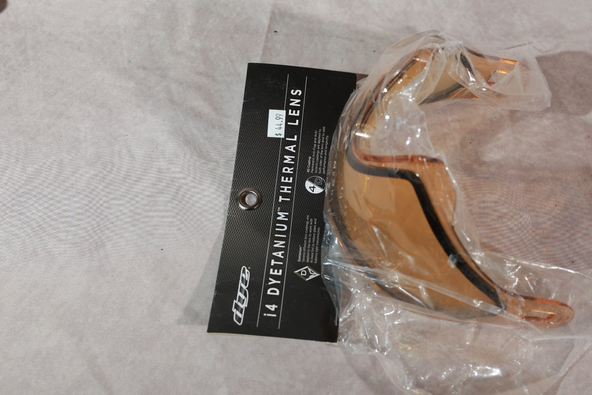 Dye I5 Paintball Mask Black With Extra Amber Thermal Lens Goggle
