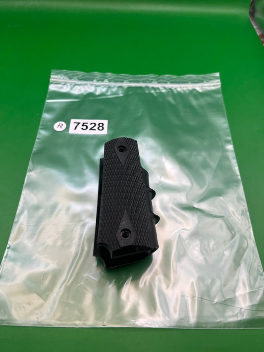 Smart Parts 1911 45 Style Grip Panels Black Checkered Rubber Paintball Grips