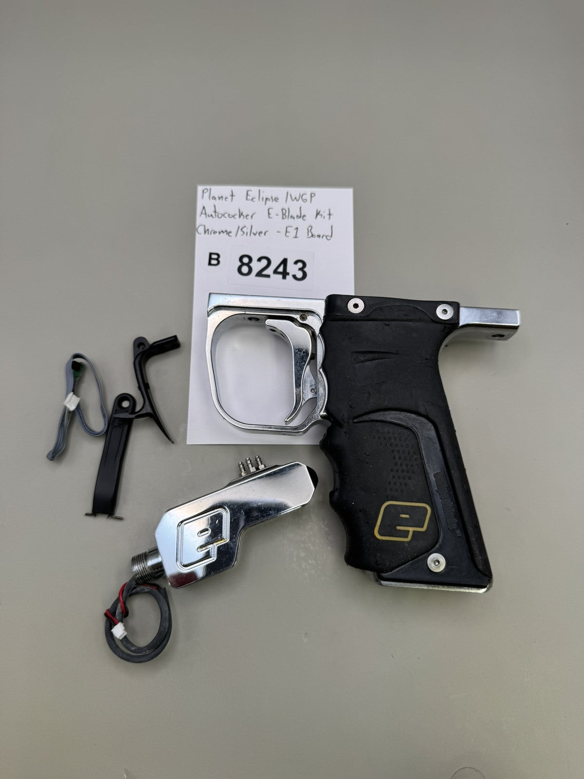 Planet Eclipse /WGP Autococker E-Blade Kit Chrome/Silver - E1 Board