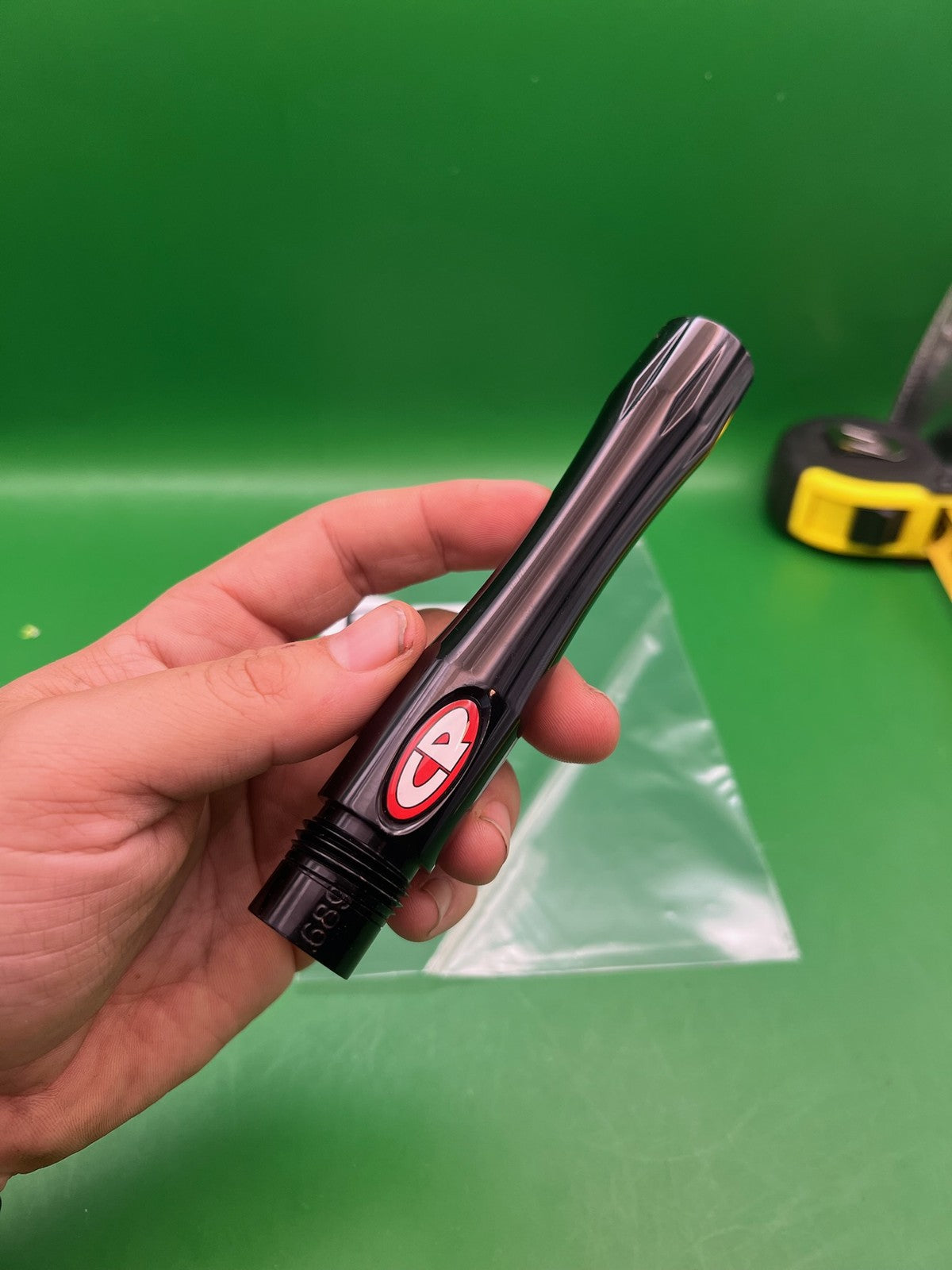 Ion Luxe CP Back - used paintball barrel back - black