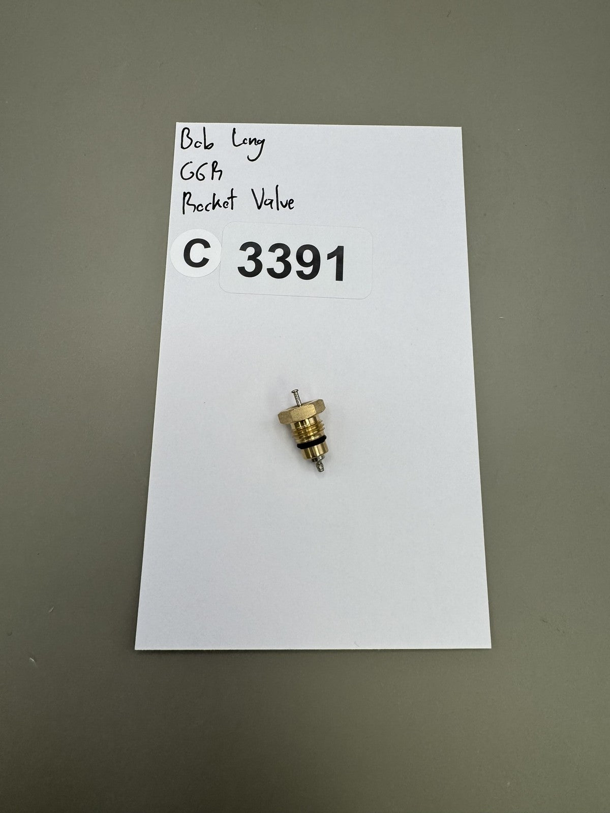 Bob Long GGR Rocket Valve