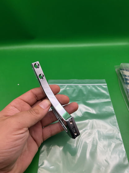 Shocktech ASA Drop Forward Chrome Silver Aluminum Paintball Rail
