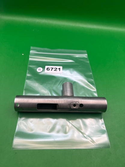 Automag Body - used paintball valve body - raw aluminum / stainless
