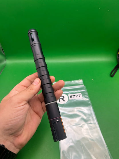 PTP Armson Automag  Barrel Back 10" .693 Black - used paintball barrel back - black