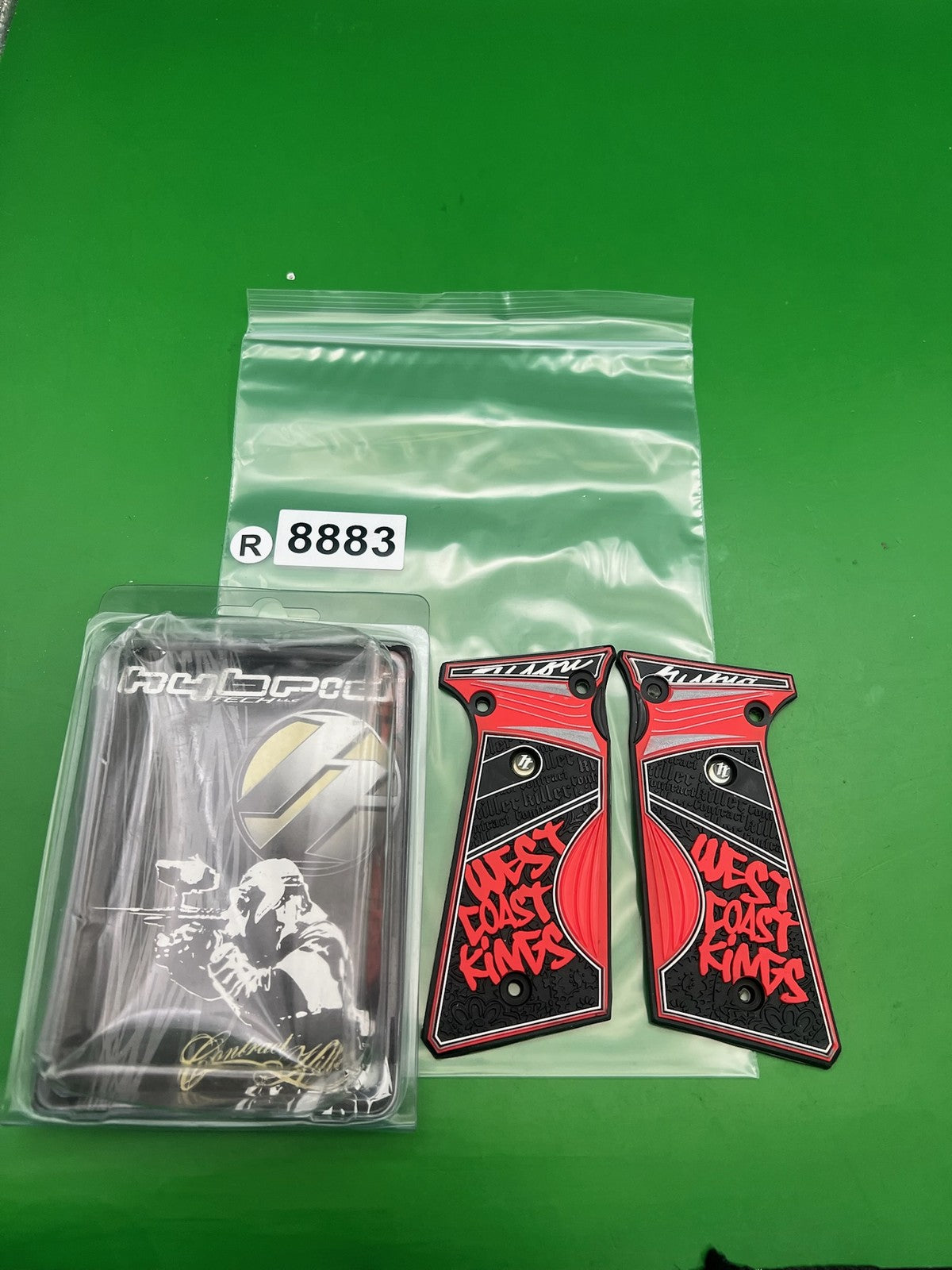 Planet Eclipse Ego Hybrid Grips West Coast Kings Red Black Panels 05 06