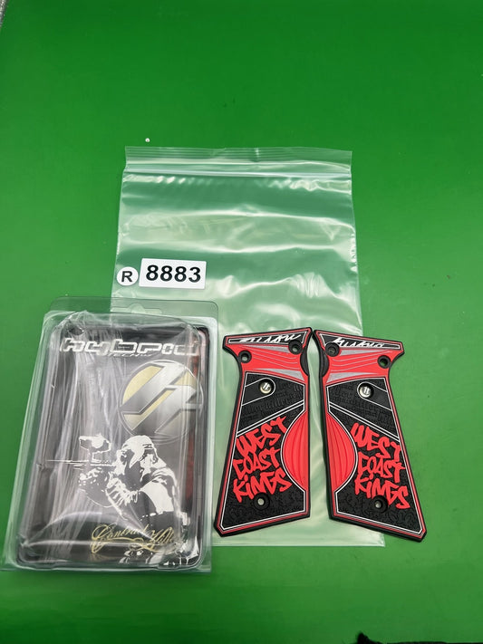 Planet Eclipse Ego Hybrid Grips West Coast Kings Red Black Panels 05 06