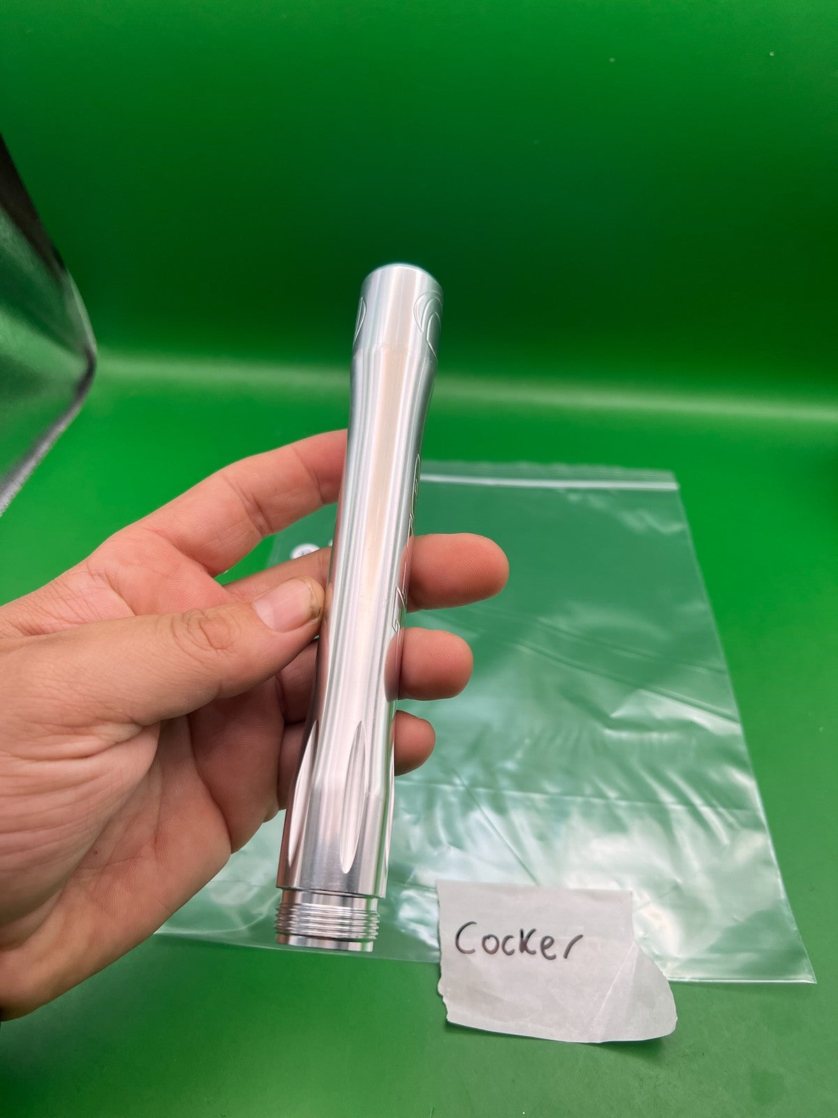 Dye UL-I Barrel Back Autococker AC Thread Polished Clear Silver