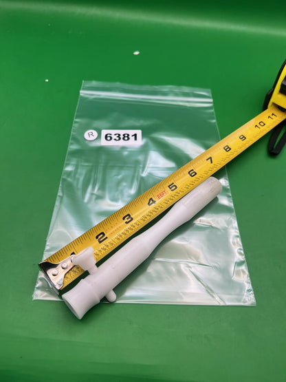 White Autococker Delrin Bolt - used paintball bolt - white