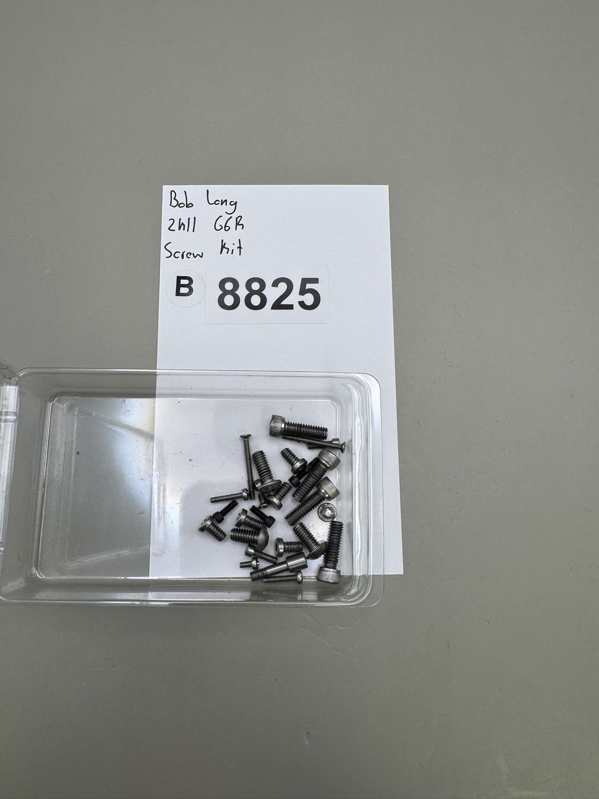 Bob Long 2k11 G6R Screw kit