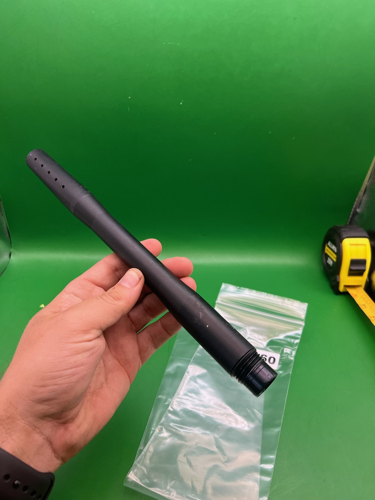Stock ION Barrel - used paintball barrel - black