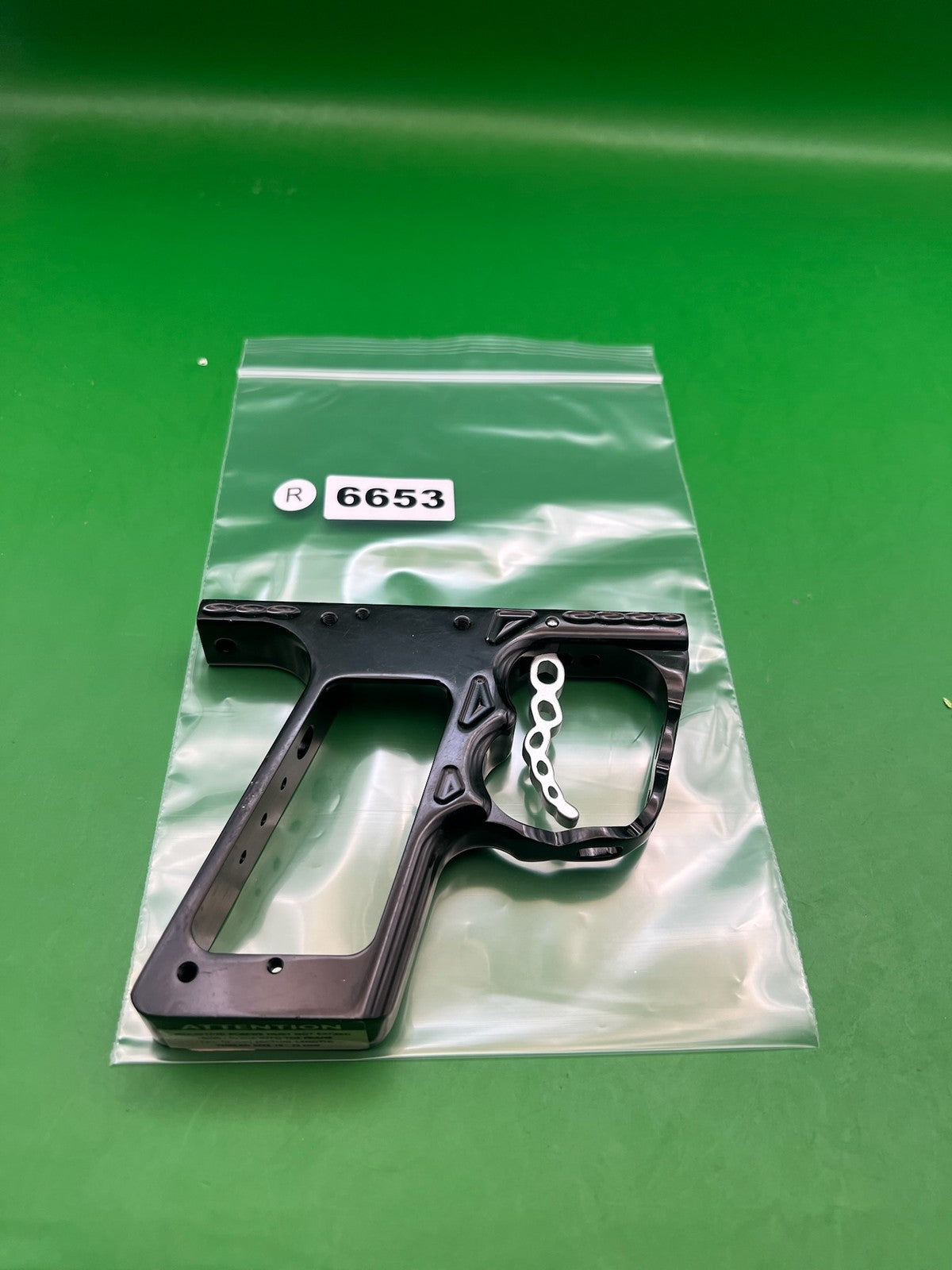 WDP Angel Chain Frame - used paintball trigger frame - black