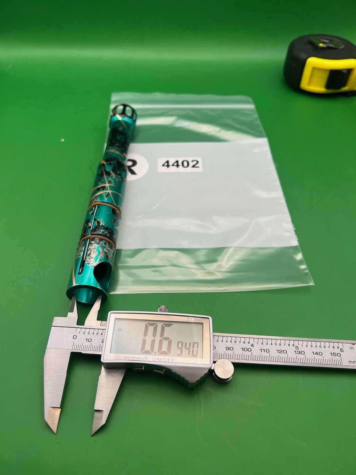 Smart Parts Venturi Automag Barrel Green Splash 12" .694 Bore Twistlock AGD