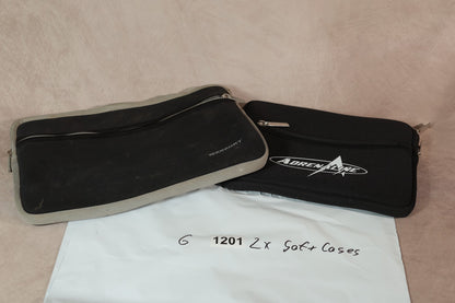 Merkury and Adrenaline Neoprene Laptop Tablet Sleeve Cases Black Lot of 2
