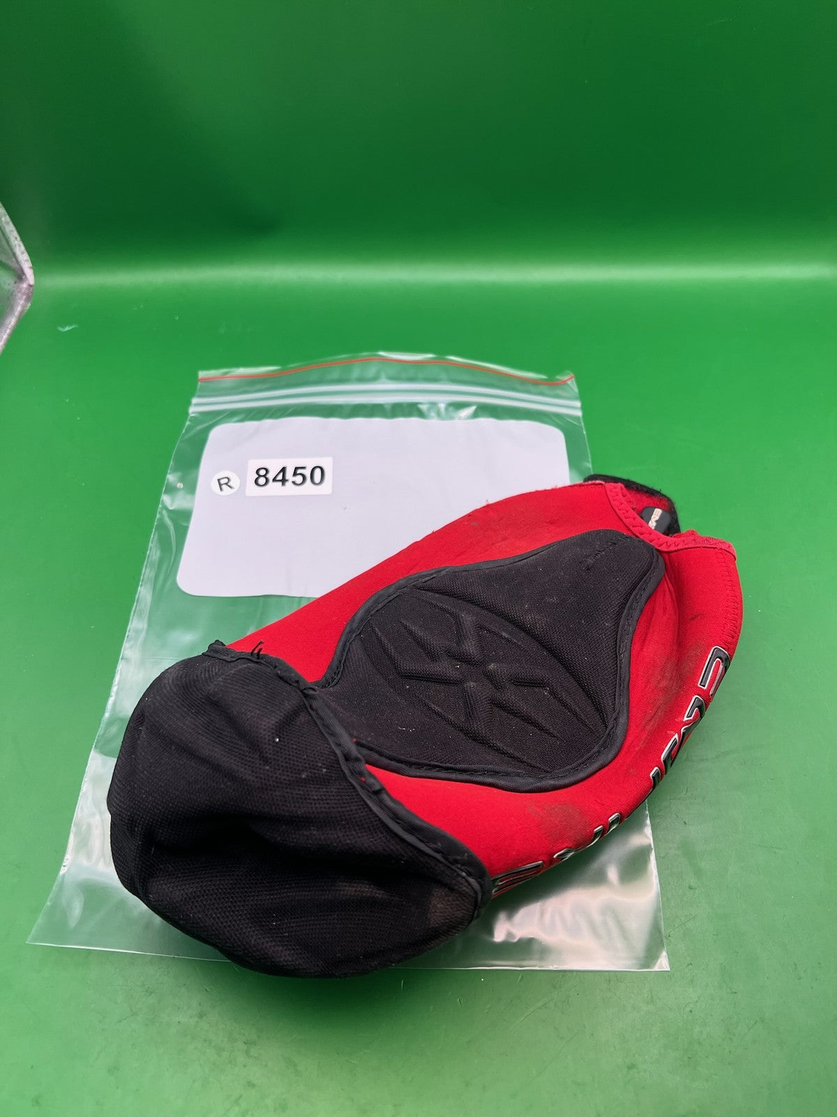 Empire Paintball Neoprene HPA Air Tank Cover Red Black Zippered Sleeve Protector