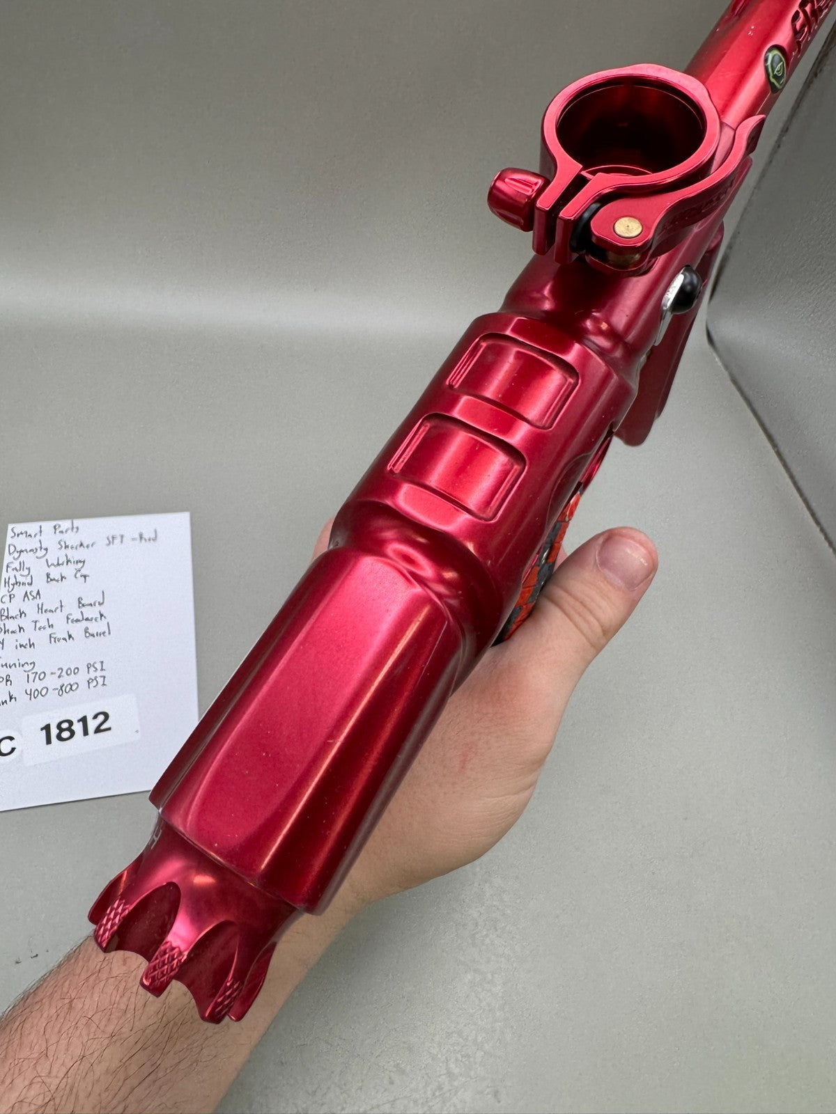Smart Parts Dynasty Shocker SFT - Red - Paintball Marker Fully Working