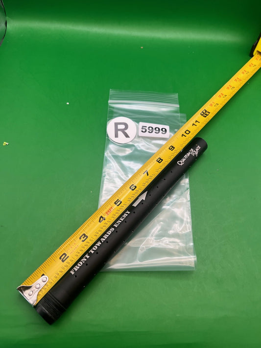 Quantum of Solace Paintball Barrel Ultralight Tip - used paintball barrel tip - black