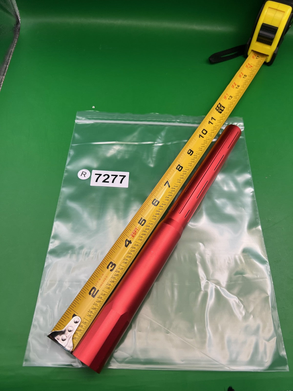 Infamous Pro DNA Silencio Barrel Tip Red 14" Aluminum Paintball