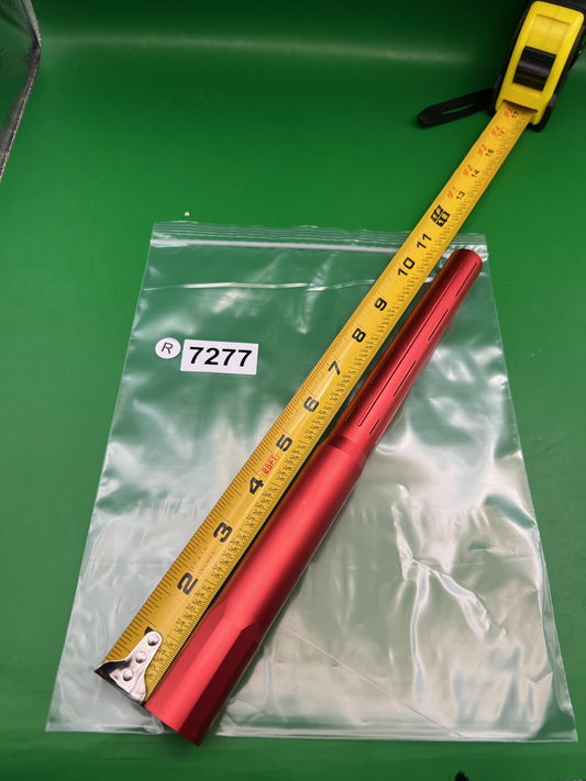 Infamous Pro DNA Silencio Barrel Tip Red 14" Aluminum Paintball