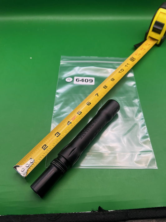 Dye Ultralite Barrel Back Black .688 Bore Angel Threads - used paintball barrel back - black