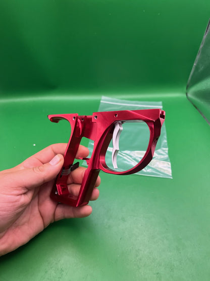 Dye DM5 Trigger Frame Red Anodized Aluminum Electronic E-Frame