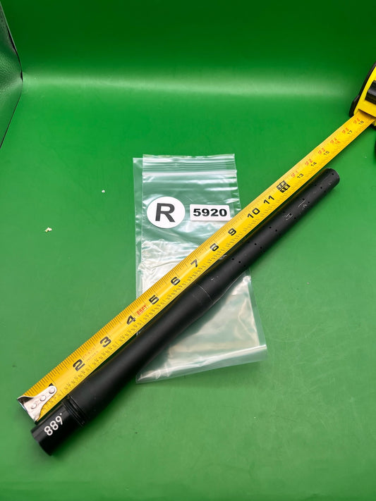 Stock Empire Autococker .689 14" Black Two Piece - used paintball barrel tip - black