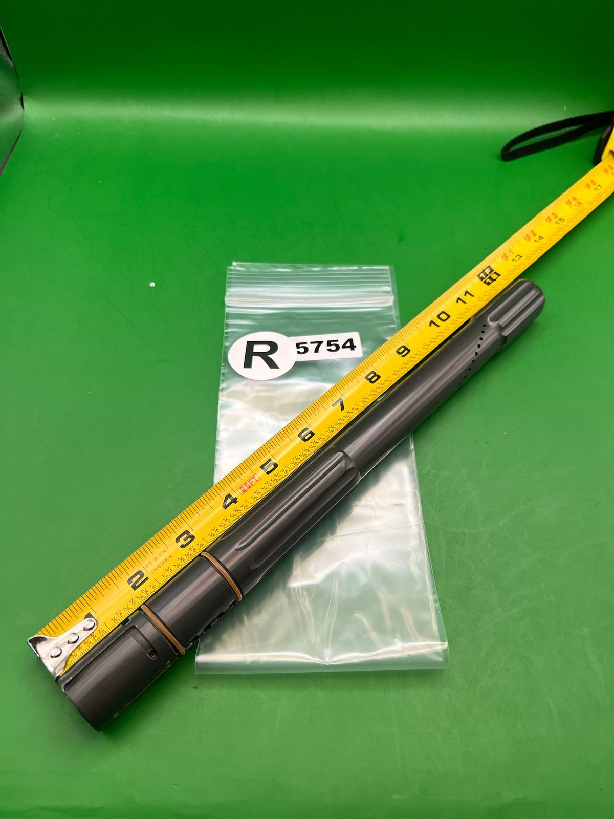 J&J Automag 12" .691 Pewter - used paintball barrel - pewter